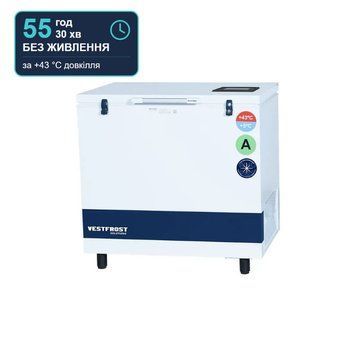 Энергоэффективный холодильник для вакцин VLS 304Ae AC с ледяной рубашкой (+2&hellip;+8 &deg;C, 98 л)