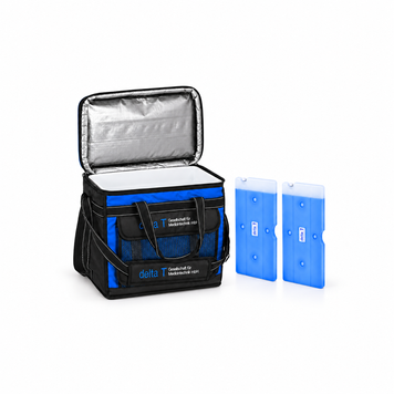 Medical insulated bag Delta T BlueLine Bag 30L with thermal packs