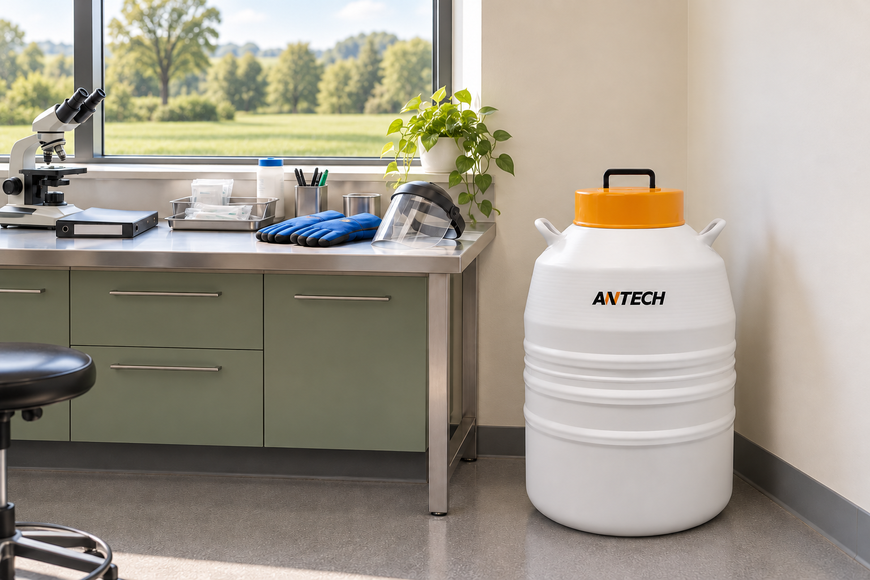 Antech CryoMajor у лабораторному інтер&rsquo;єрі &mdash; ілюстрація застосування
