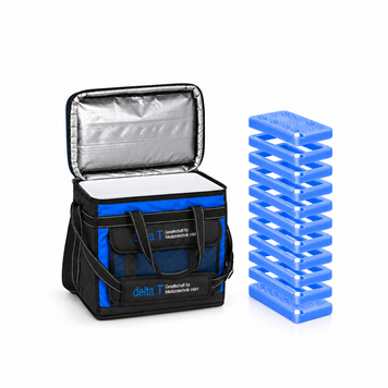 Medical insulated bag Delta T BlueLine Bag 30L with TempShell system