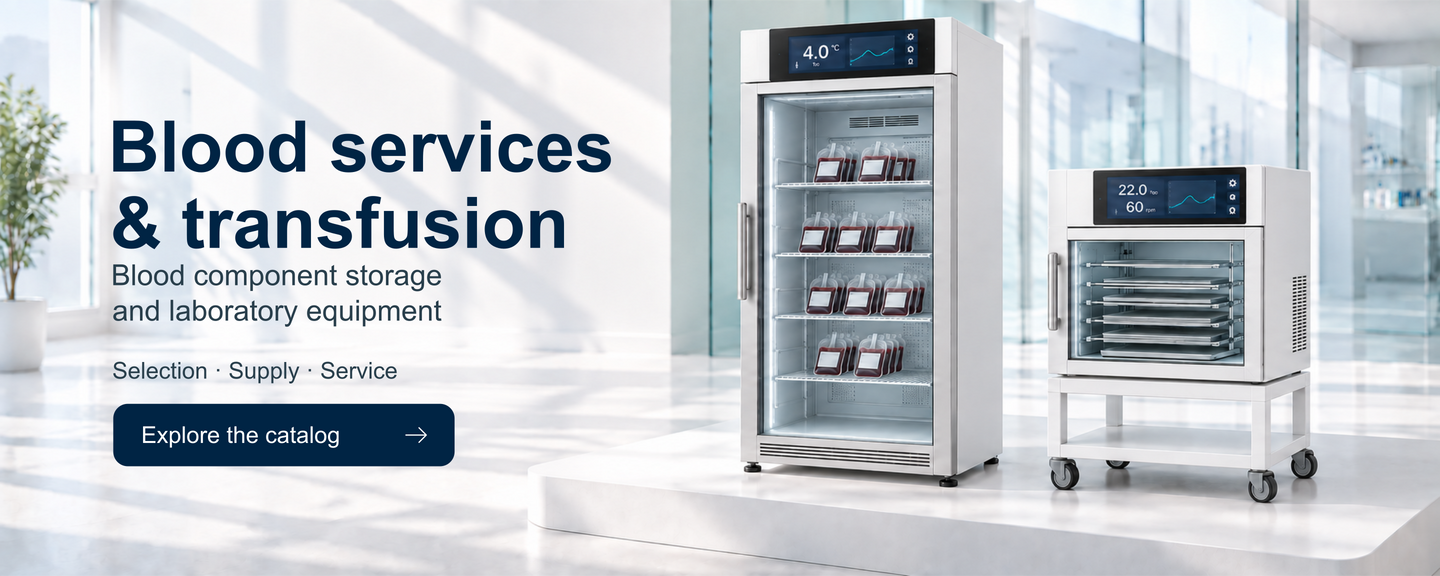 Blood services and transfusion equipment