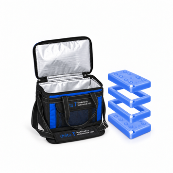 Medical insulated bag Delta T BlueLine Bag 5L with TempShell system