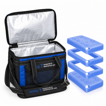 Медична термосумка Delta T BlueLine Bag 5L з системою TempShell