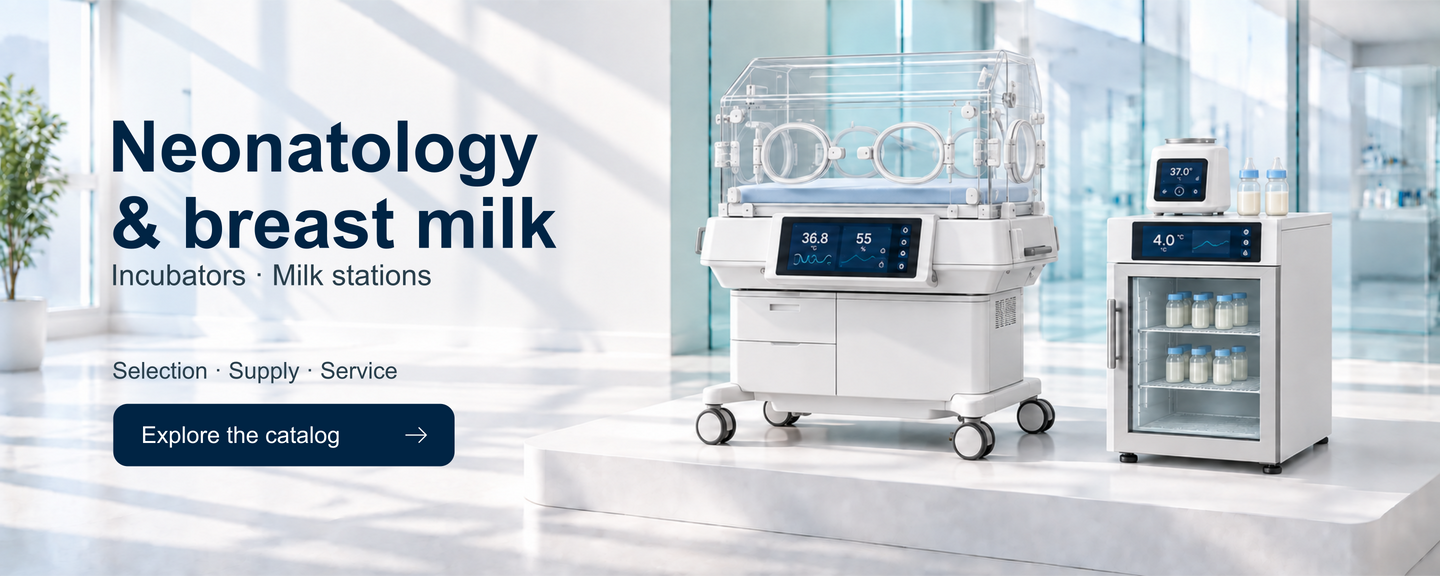 Neonatology and breast milk equipment